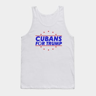 Cubans For Trump Tank Top